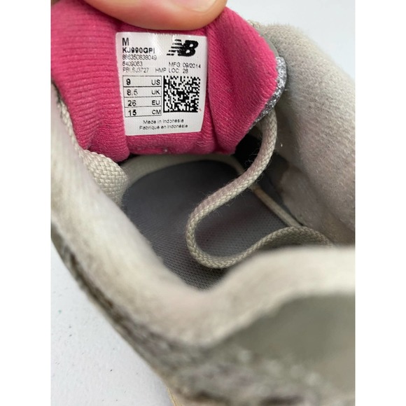 Youth Toddler Infant New Balance 990 KJ990GPI suede sneakers shoes, 9 - Picture 7 of 8